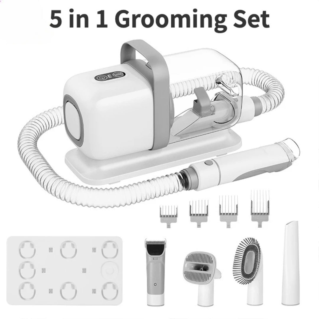 Pawsh 2L Dog Grooming Vacuum Kit for Shedding & Hair